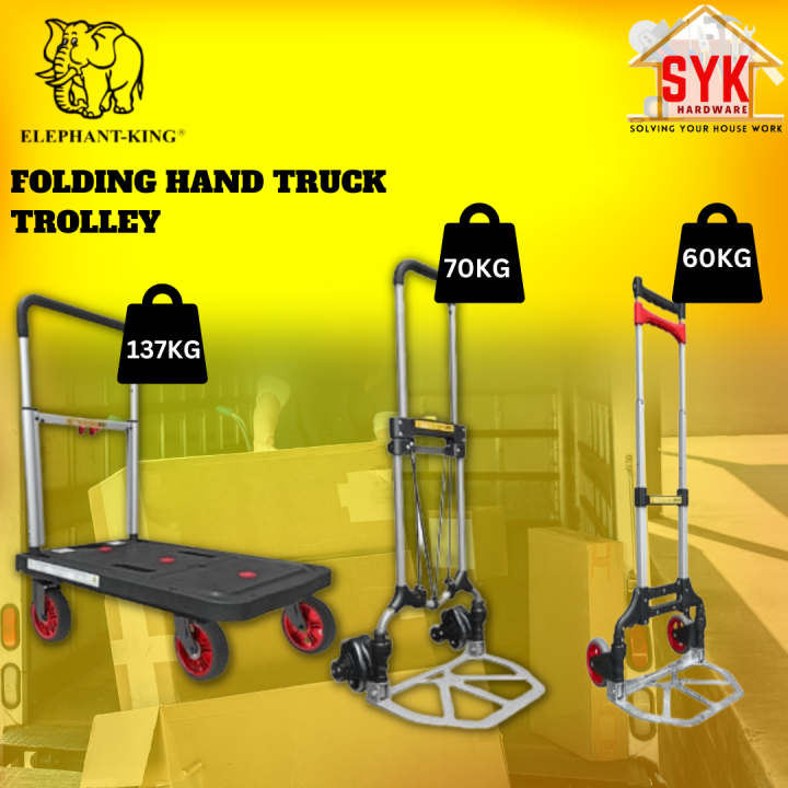 SYK Elephant King Folding Platform Hand Truck Trolley Wheels Heavy Duty