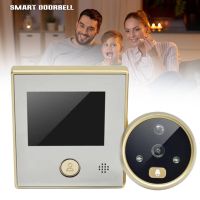 Electronic Door Viewer Bell IR Night Door Camera Photo Recording Digital Smart Peephole Doorbell Home Office Security Supplies