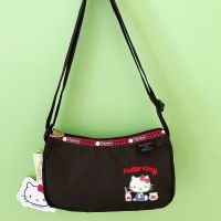 LeSportsac Kitty ร่วมรุ่นกระเป๋าสะพายข้างกระเป๋าสะพายใบเล็กกระเป๋าสะพายใบเล็กกระเป๋าผ้า