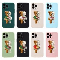 {OLI STUDIO}ซิลิโคน Case1113 ProCute Cartoon5ColorsCases สำหรับ IPhoneMAX XR 7 8 Funda