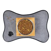 Pet Placemat Dog Cat Food Mat Cotton Pet Feeding Pad Medium Small Dogs Bowl Mat Cat Mats Prevent Water and Food from Spilling