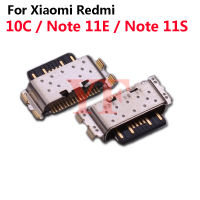 10ชิ้น Asal untuk Xiaomi Redmi 10C Nota 11E Nota 11S Note11 USB Mengecas Cai Port Dok Poket Penyambung