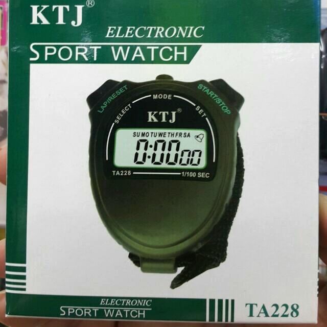 จับเวลากีฬา-นาฬิกาจับเวลาเเข่งกีฬา-ktj-tf-288-ของเเท้-นาฬิกาจับเวลา-รุ่น-ta-228-จับเวลาวิ่ง-จอใหญ่