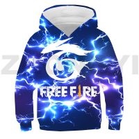 ใหม่ฟรี Fire Garena 3D Hoodie เด็ก Harajuku อะนิเมะ Hoodie ฤดูใบไม้ร่วงทุกวัน Hip Hop ชายหญิงเกมฟรี Fire ขนาดใหญ่เสื้อกันหนาว