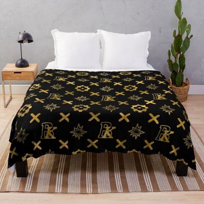 Krbk_Viton _Black Throw Blanket Bed Covers Dorm Room Essentials Hairy Blanket Cosplay Anime