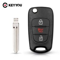 Keyyou ใหม่3 Ons รีโมทพลิกพับได้ซองใส่กุญแจสำหรับ Hyundai เกียโซล Car Car Keyyou ฝาครอบเคสเปล่า