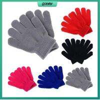 QIANW Warm Boy Girl Knitted Stretch Glove Children