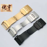 ♞♕ High quality folding buckle suitable for Casio EF/EFR/MTP watch with steel belt folding buckle accessories 16 18 20 22mm