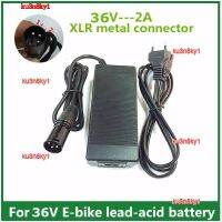 Ku3n8ky1รถเข็นคนพิการแบบมีกรดตะกั่ว1เครื่องชาร์จแบตเตอรี่คุณภาพสูง36V 2A รถเข็นที่มีแจ็ค RCA XLR