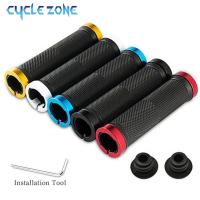 Bicycle Grips BMX Bike Handbar Grips Rubber Bilateral Lock Mountain MTB Bikes Handlebar Grips Non-slip Cycling Bike Accessories