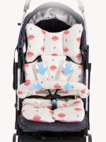 、‘】【= Baby Stroller Accessories Seat Cushion Cotton Seat Pad Cartoon Mattress Belt Pad Handle Cover Linner Chair Seat Pram Pushchair