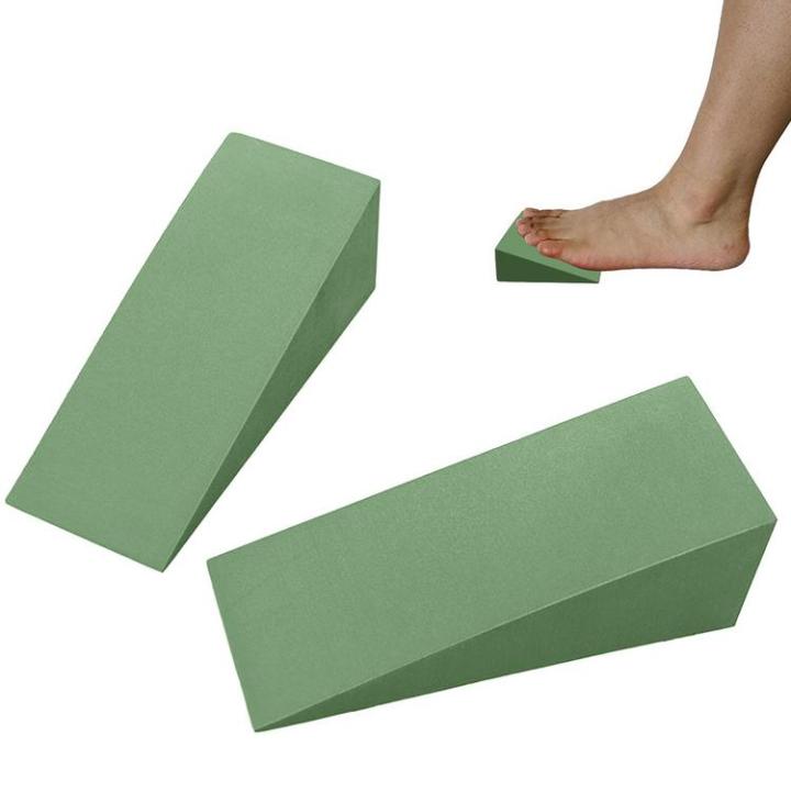 โยคะ-wedge-block-มืออาชีพสูงโฟมลิ่มแผ่น-slant-น่องยืดเข่าสนับสนุนกลับโฟม-slant-น่องข้อเท้าและเท้ายืดแรง