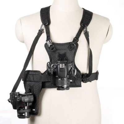 ♂ↂ Micnova Outdoor Photography Horse SLR Camera Vest Dual Camera Strap Quick Catcher Belt Buckle MQ-MSP01