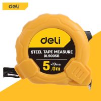 Deli ตลับเมตร 3 5เมตร ตลับเมตรโททอล ตลับเมตรหุ้มยาง ตลับเมตรพกพา มีที่หนีบเข็มขัด ช่วยให้พกพาได้สะดวก คุณภาพดี Measuring Tape