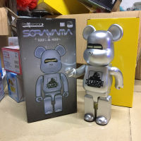 400% Bearbrick ของเล่นที่ว่างเปล่าภูเขาอาคารบล็อกหมีสีที่ว่างเปล่าภูเขารุนแรงหมีรุ่นเครื่องประดับตุ๊กตา