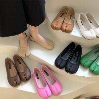 hot【DT】 Bailamos Brand New Split Toe Flats Ballet Shoes Woman Loafers Soft Bottom Moccasins Mujer