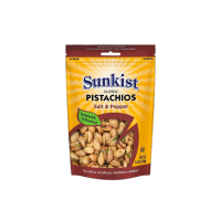 Salted &amp; Pepper Pistachios Sunkist 150 G.