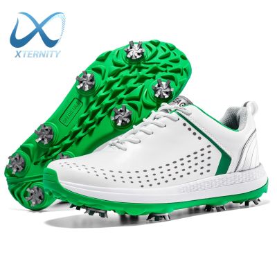 New Professional Golf Shoes Men Waterproof Luxury Golf Sneakers High Quality Non-Slip Walking Golf Footwears Spikes Sports Shoes