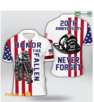 2023 new style Hot 911 Memorial high-quality fully sublimated high-quality polo customized series 52 Size：s-6xl