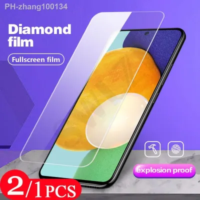 2/1Pcs cover Phone Screen Protector for Samsung Galaxy A72 A52 A42 A32 5G A91 A71 A71S A51 A41 Tempered Glass HD protective Film