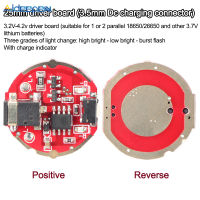 Aideepen ไฟฉายไดรเวอร์ Led แผงวงจร25มม. 26มม. 28มม. USB28 3.7V สำหรับไฟฉาย DIY ไฟฉายอุปกรณ์เสริม