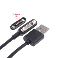 1 set 5 Position Magnet Spring-Loaded Pogo pin connector to USB A Male Data Power Charge Cable 1 Meter Contact female Pin