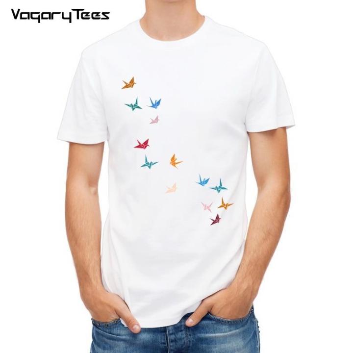 summer-men-t-shirt-flying-paper-cranes-funny-paper-airplane-high-quality-casual-new-colorful-paper-airplane-print-men-t-shirt