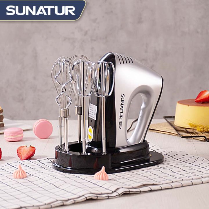 GATHA SALES Electric Beater High Speed, Electric hand mixer egg beater  machine for cake and whipping cream, Electric Hand Blender for Kitchen,  Beater for cake cream, 7 speed (260watt) 260 W Hand