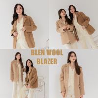 BLEN wool blazer เสื้อสูทผ้าวูล ทรงสวยมาก แพทเทินเป๊ะ ผ้าซับในอย่างดี พร้อมส่งค่ะ