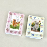 Photo Album Hollow 40 Slots Photocard Holder Printing Cute Square Idol Card Holder Collection Book Bow Dog Chicken Storage Album