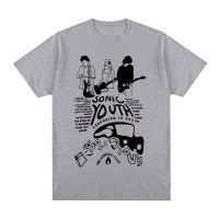 【Mens clothing】 Sonic Youth Music Punk MusicRetro เสื้อยืดผ้าฝ้ายผู้ชาย TNewTSHIRT Womens Tops