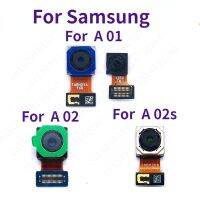 สำหรับ Samsung Galaxy ออริจินัลกล้องหน้าหลัง A01 A02 A02s หลังเล็กๆหันหน้าไปทางเซลฟี่หน้าผากอะไหล่ซ่อมโมดูลกล้อง