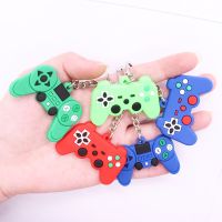 New 1PCS PVC Game Machine Keychain Keyring Cute Gamepad Joystick Key Chain Keychains Bag Car Hanging fit Men Boy Keys