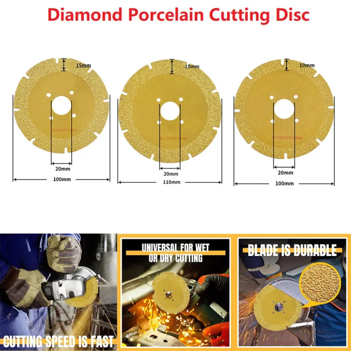 Super Fine Diamond Porcelain Cutting Disc Metal Saw Blades Concrete