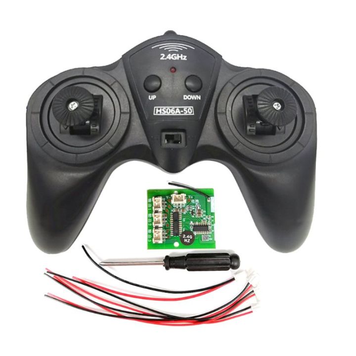 2.4G Transmitter 6 Channel Remote Control Receiver DC 3.66V DIY Car Model Ship 50 Meter Lazada