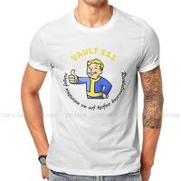 Welcome to Vault 111 Fallout Game T Shirt Vintage Gothic Oversized Crewneck TShirt Top sellHarajuku Mens Short Sleeve