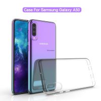 Ricestate Clear Case for Samsung A50 Transparent Soft TPU Phone Back Case for Samsung Galaxy A50 Protection Cover