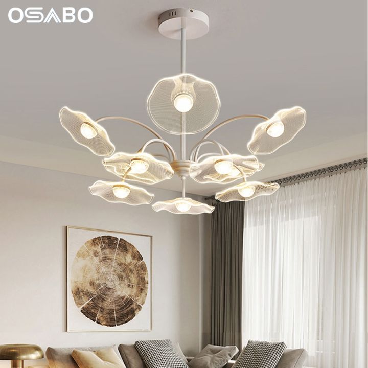 New 2023 Modern Nordic Style LED Chandelier For Living Room Bedroom ...