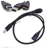 Umbrella สาย USB 3.0 Y Power Micro Cable for External HDD 50cm (Black)