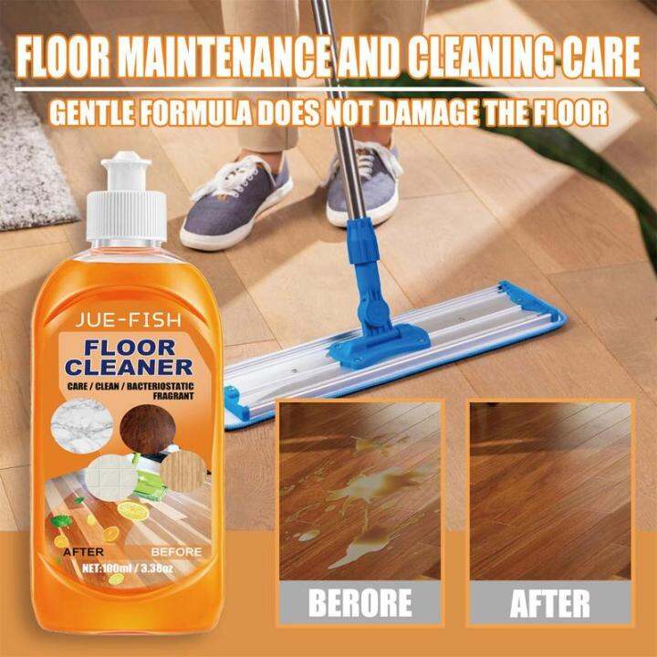 Multifunctional Wood Tile Floor Cleaner Liquid 100ml Stain Dirt Remover