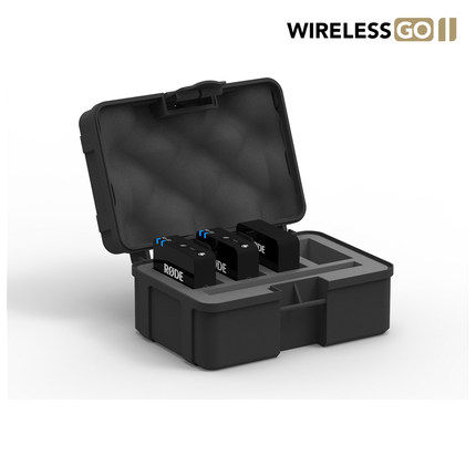 สำหรับ-rode-wireless-go-ii-กล่องเครื่องมือกันน้ำกันกระแทกการจัดเก็บปิดผนึกกระเป๋าเดินทางกรณีทนต่อแรงกระแทกกระเป๋าเดินทาง-eva-ฮาร์ดประดับ