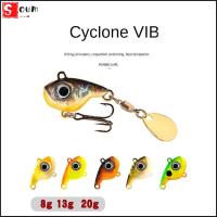 SOUMNS SPORTS 2pcs ตะขอสามชั้น เหยื่อตกปลาโลหะ ช้อนโลหะโลหะ Wobblers crankbaits ล่อ VIB ร้อนแรงมาก ชุดปักเลื่อม เหยื่อตกปลาช้อน อุปกรณ์ตกปลาสำหรับตกปลา