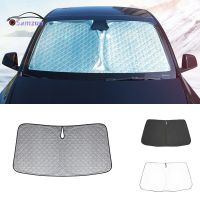 Sunshade For Tesla Model 3 Y X S Front Windscreen Block Windshield Anti-UV Shading Sun Shade Visor Protection Car Accessories