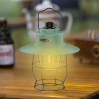 LED Portable Lantern Waterproof Retro Decorative Hanging Lights Type-c Charging with Hook Dimmable Rotary Switch Hanging for Outdoor Equipment