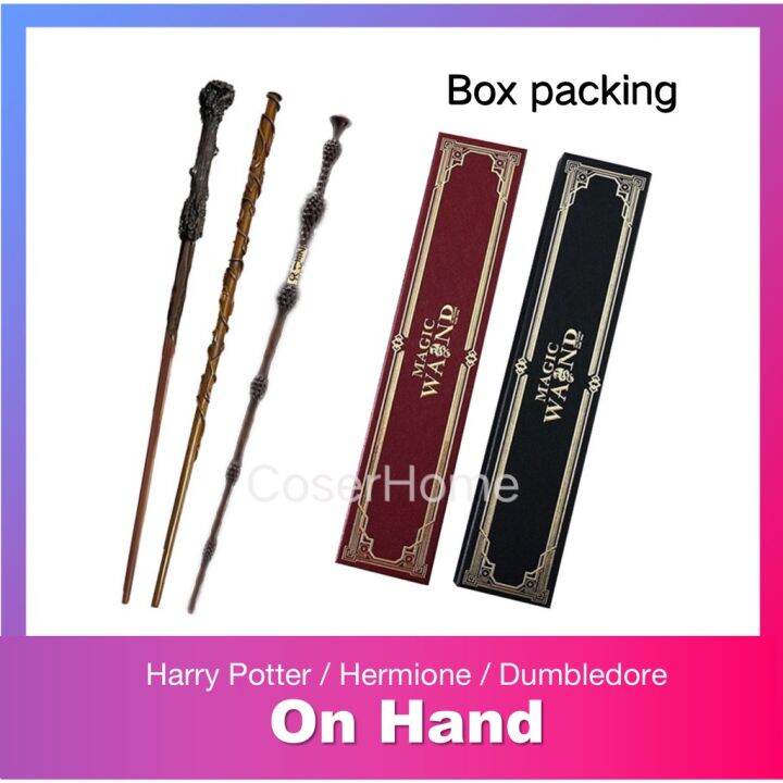 New box Harry Potter Wand Stick Hermione Wand Dumbledore Wand Premium