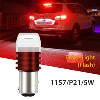 1156 BA15S P21W 1157 BAY15D Red Flash Strobe Lamp Parking Reverse LED Trunk Bulb Trunk Car Brake Turn Signal Tail Flashing Light