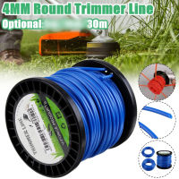 4Mm X 30M Heavy Duty Nylon Round Trimmer Line Brushcutter Cord Wire Mower Brushcutter Accessories