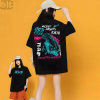 Anime shirt extra large black shirt neutral cotton printed T-shirt retro