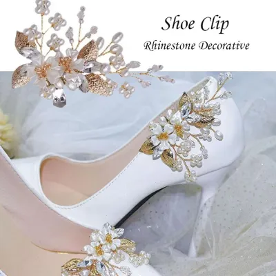 Ornaments For Wedding Shoes Party Shoe Embellishments Rhinestone Shoe Accessories Crystal Shoe Clips Shoe Buckles For Women
