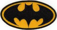 iron on patch Embroidery Batman Action Hero 8.5x4.5 cm ฮีโร่แอคชั่น  ตัวรีด เย็บติดผ้าประเทศไทย โลโก้ปัก มีกาวสำหรับรีด ตกแต่งเสื้อผ้า